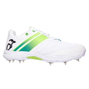 Kookaburra Pro 2.0 Spike Cricket Shoe White/Lime